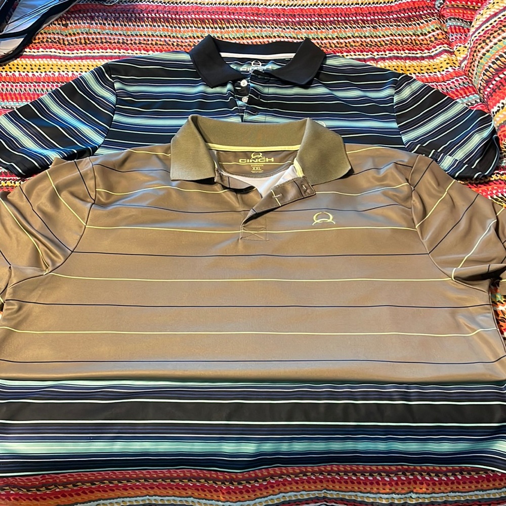 Lot of 2 Cinch shirts